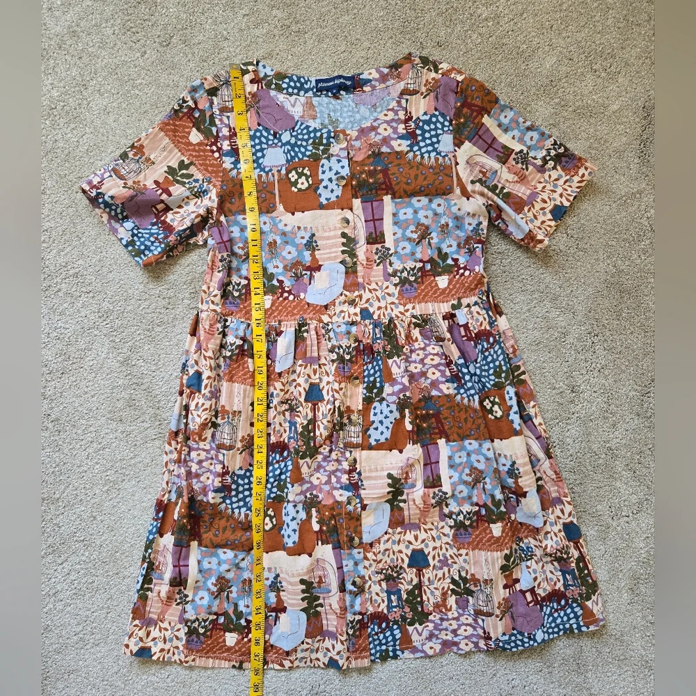 Princess Highway Sunday Sweetness Lounge Cat Babydoll Dress Size 12 AU / 8 US - Picture 10 of 12